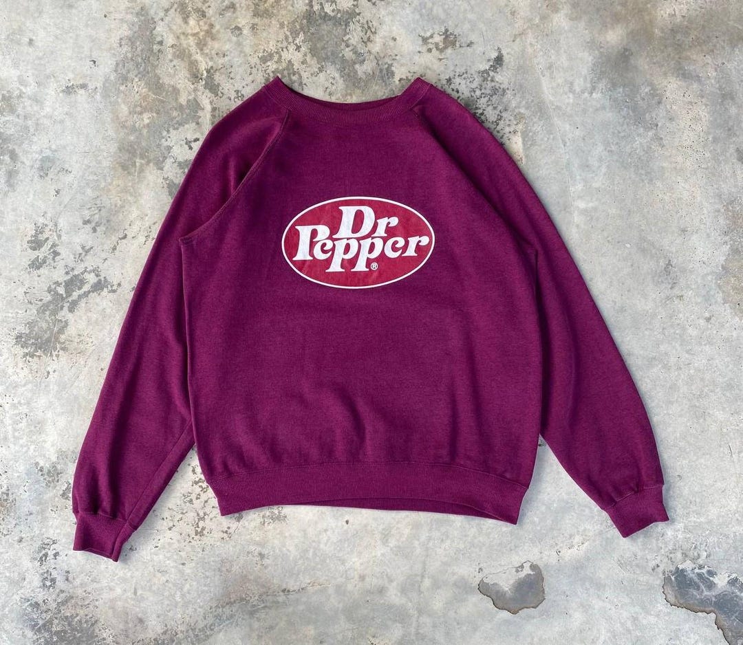 VINTAGE 80S-90S Dr PEPPER SWEATSHIRT Jumper Vintage Crewneck 