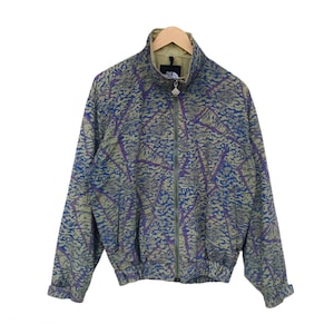 Rare Vintage The North FACE camo art abstract mountain zipper jacket made in Japan/Streetwear/Outdoor/Hiking/Jacket/Brand
