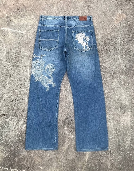 公式限定 福袋 - 公式通販オンラインショップ Rare Vintage Sean John Japan Jean JNCO Lion Embroidered Logo 航空機・ヘリコプター