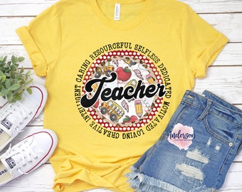 Teacher ~ Teaching assistant ~ Teaching ~ Leopard teacher ~ Leopard ~ Teacher shirt ~ Teacher Appreciation