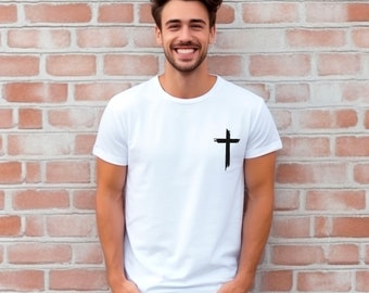 Believe Like Abraham ~ Move Like Moses ~ Worship Like David ~ Love Like Jesus ~ Mens Shirt ~ Man Of God ~ Cross