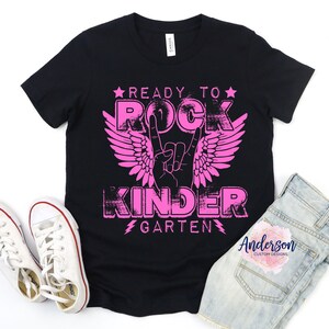 Ready To Rock Kindergarten ~ Kindergarten ~ First Day Of Kindergarten ~ School ~ Preschool ~ First Day Of School ~ K5 ~ First Day Shirt
