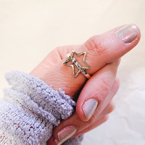 Sterling Star Ring