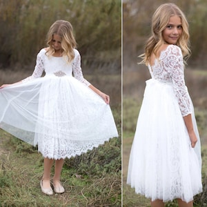 Vestido de confirmaci n Etsy Espa a