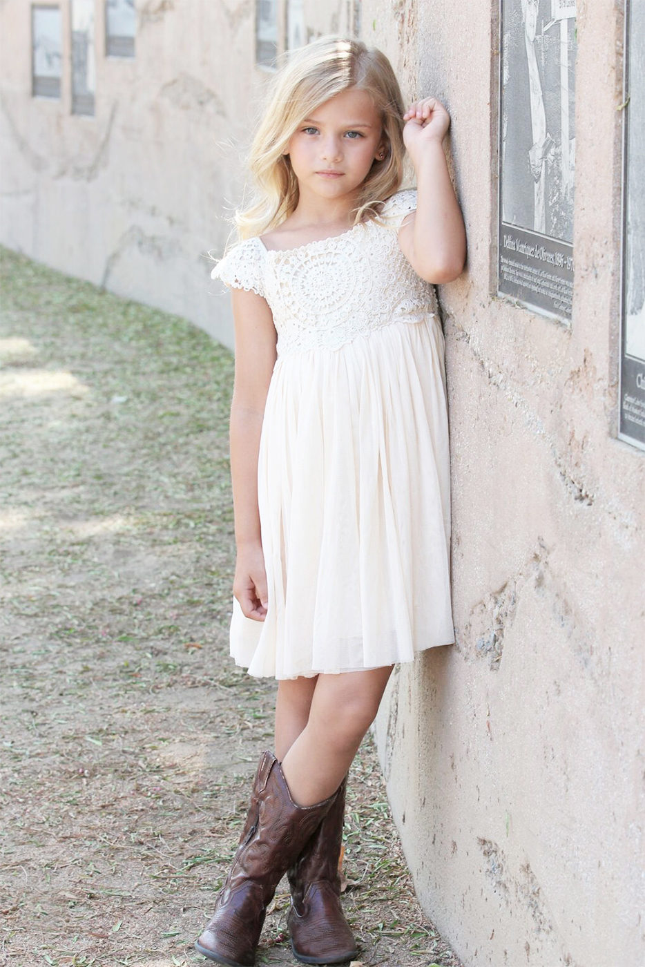 Cream Colored Flower Girl Dresses