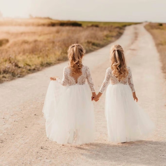 Boho baptism dress sales