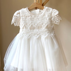 Robe de baptême pour petite fille, Robe de baptême en dentelle, Robe de baptême pour petite fille, Robe de baptême, Robe de baptême, Robe de baptême en dentelle image 8