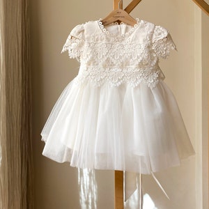 Robe de baptême pour petite fille, Robe de baptême en dentelle, Robe de baptême pour petite fille, Robe de baptême, Robe de baptême, Robe de baptême en dentelle image 7