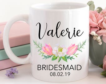 One (1) Customizable Bride, Bridesmaid, Maid of Honour, Maid of Honour, Sublimation, Personalized, Bridesmaid gIft, Maid of Honor Gift