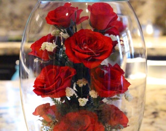 Eternity Roses LASTS 10+ YEARS, Personalized, REAL roses, Gifts for her, Valentine's Gift, Anniversary, Wedding, Couple Gifts, Mother’s Day