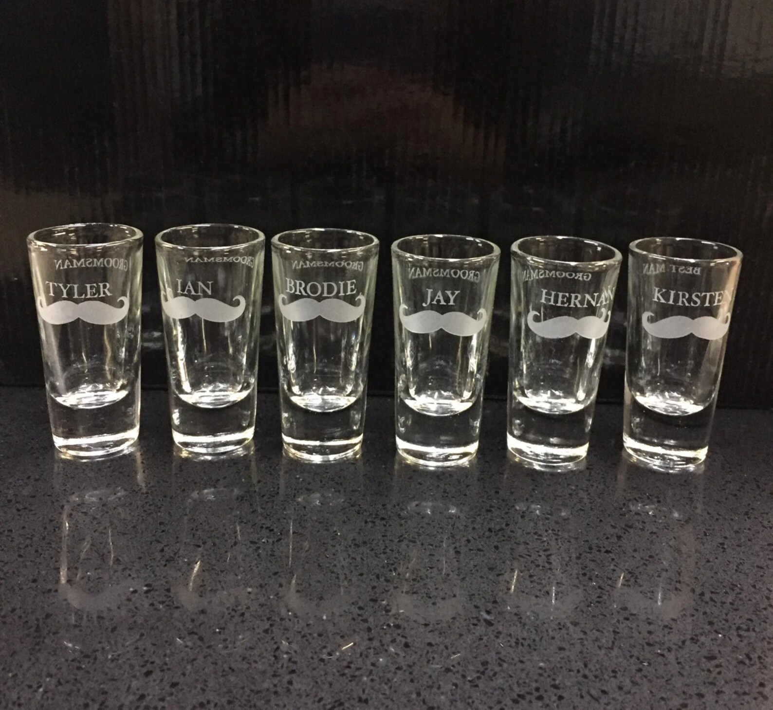 Etched Shot Glass Groomsman Best Man Gifts Groom Grooms Etsy Canada