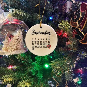 Personalized 2023 xmas Ornament, Christmas Ornament, Engaged, Christmas Gift, Couples Gift, Custom Xmas ornament, Ceramic Ornament, Special image 5