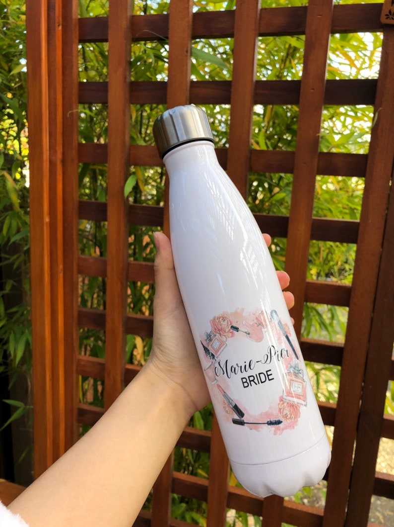 Make-up Bridesmaid Tumbler, Maid of Honour Tumbler, Bridesmaid Gift, Maid of Honor Gift, Make up boarder, Bridesmaid swell, Proposal Box image 8