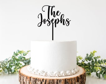 Custom Acrylic Cake Topper, Wedding Cake Topper, Mr and Mrs. Cake topper, Birthday Cake topper, Cake topper, Acrylic wedding