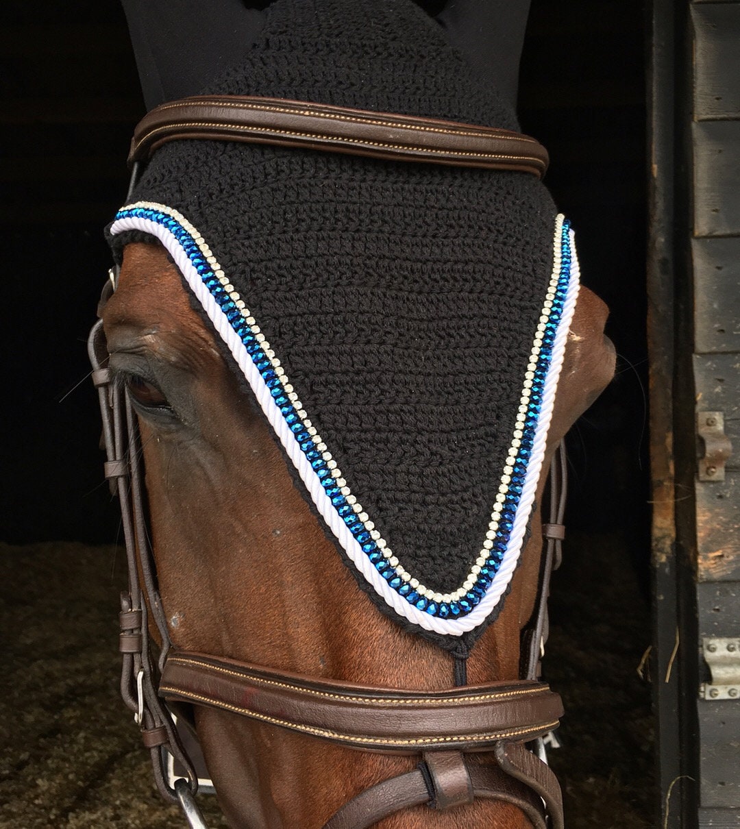 Bonnet Angel - Cordelette, Perles et Strass