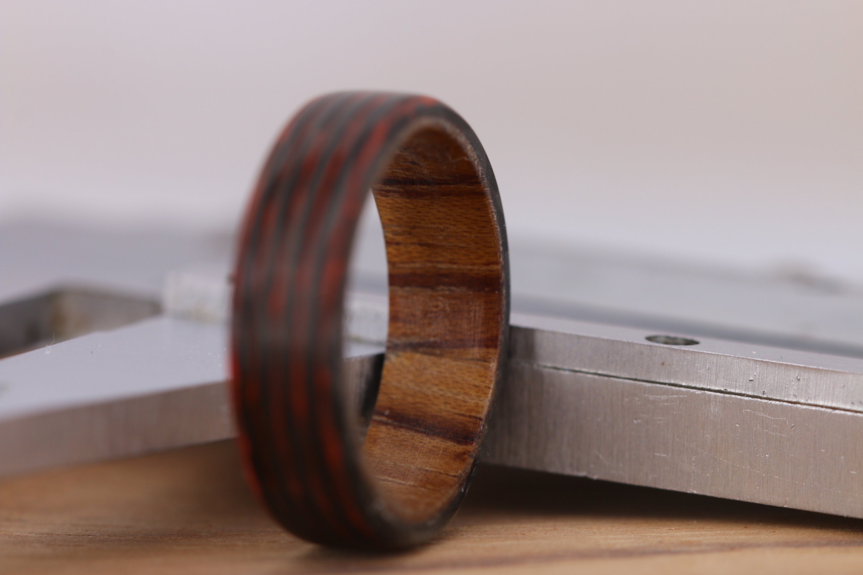 Carbon Fiber Glow in the Dark Men's Wedding Ring Etsy