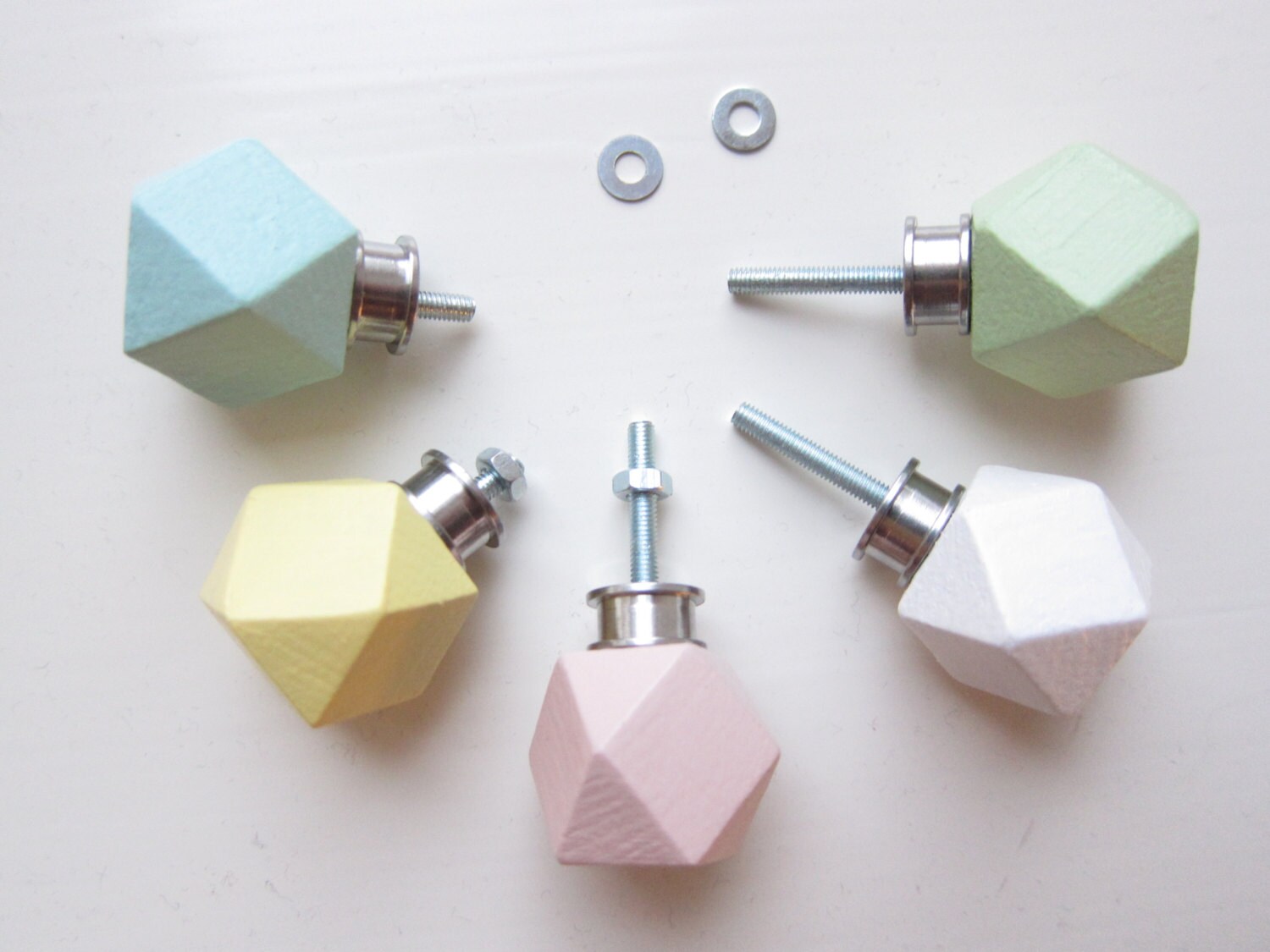 Drawer Pull Choose Colors Dresser Knobs Drawer Knobs Hexagon