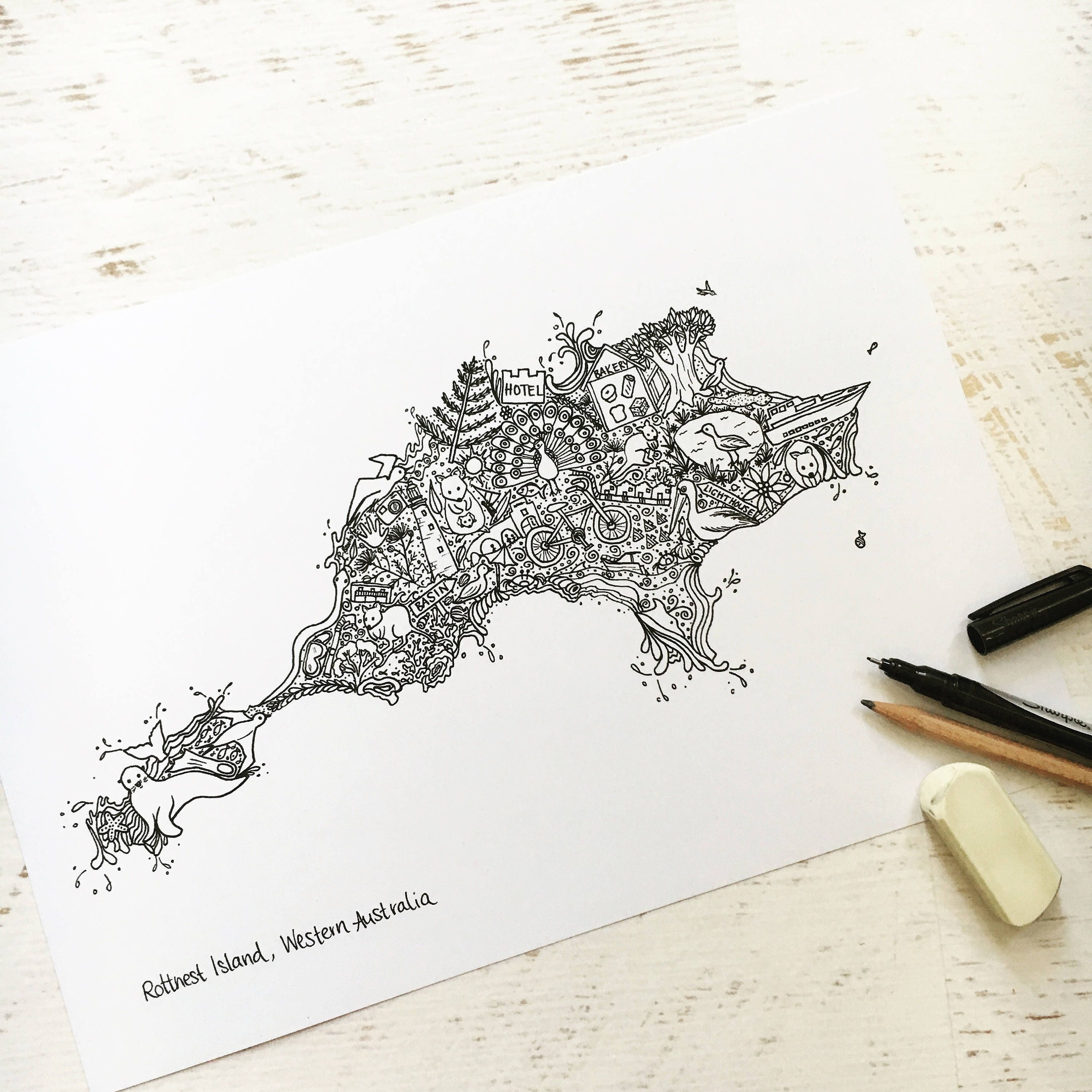 ハンドメイド鉛筆3404