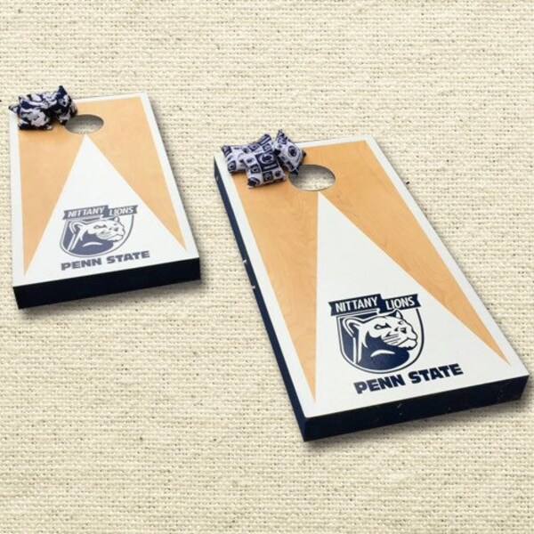 8 Penn State Nittany Lions Cornhole Bean Bags – Waterproof, Washable, All-Weather (Handcrafted USA)