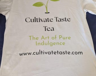 Cultivate Taste Tea Signature Logo T-Shirt — The Art of Pure Indulgence