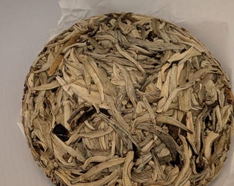 Silver Needles White Pu-erh Tea Cake