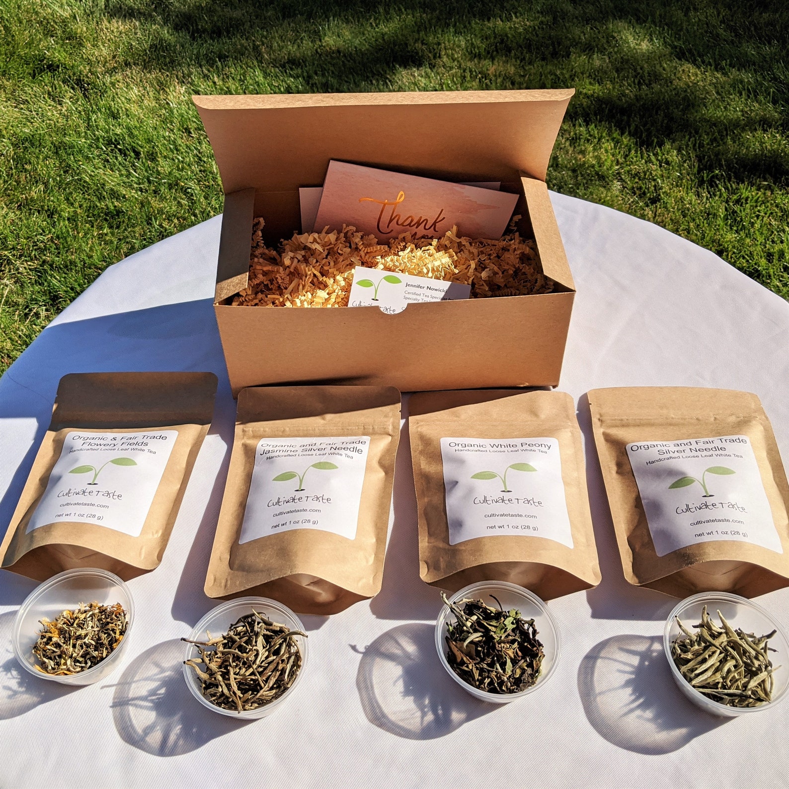 Organic White Tea Box Etsy