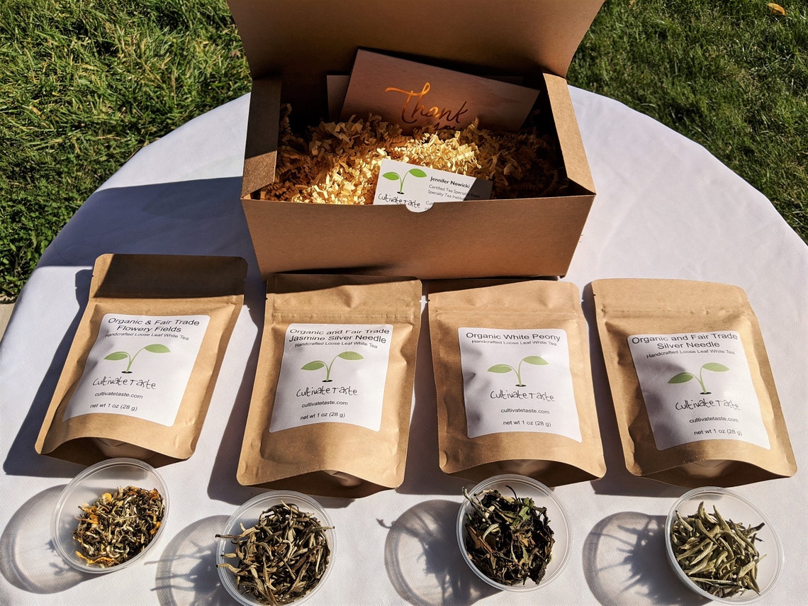 Organic White Tea Box Etsy