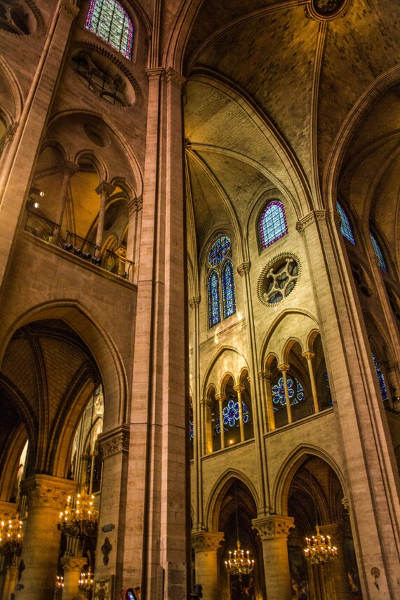 Arches And Windows Notre Dame