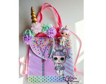 LOL Unicorn Bag and Headband