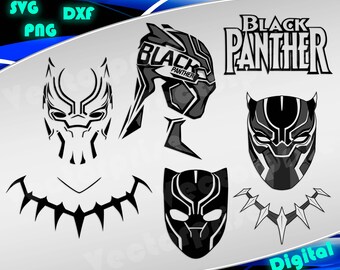 black panther svg png 8 files marvel svg black panther wakanda etsy