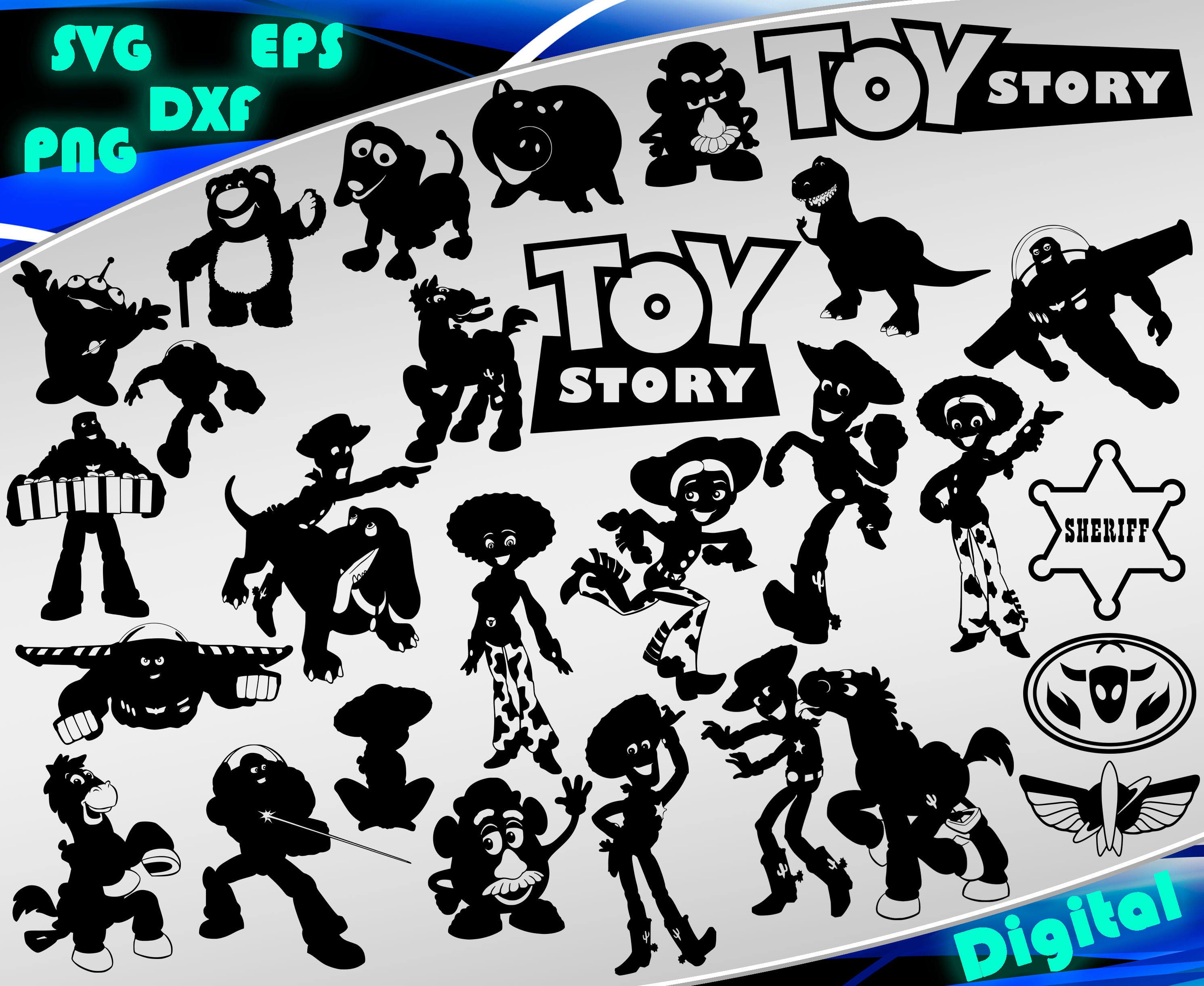 Download Toy Story svg Toy Story clipart Buzz svg Woody svg Jessie ...