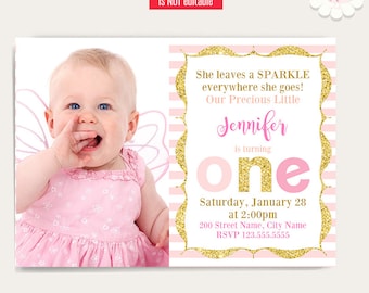 first birthday invite etsy