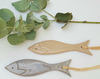 Duo de sardines mauve et rosé