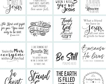 Faith Tea Towels | Christian Tea Towel | Scripture Tea Towel | Bible Verse Towel | Bible Hymn Tea Towel | Religious Home Decor