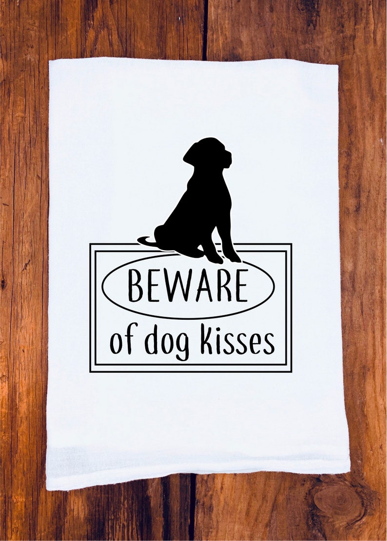Funny Dog Tea Towel Funny Kitchen Towel Funny Dish Towel Etsy