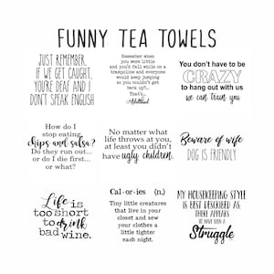 Funny Kitchen Towels – Do Take It Personally