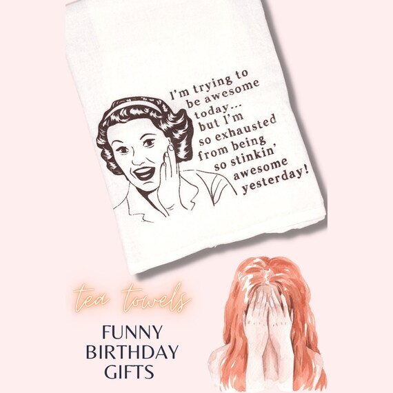 Buy Kitchen Tea Towels/ Funny Sayings/ Gag Gifts/ Gift for Mom/ Online in  India 