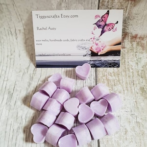 Handmade stoppables Dreams dupe mini heart shaped soy wax melts x 50 or 10 large