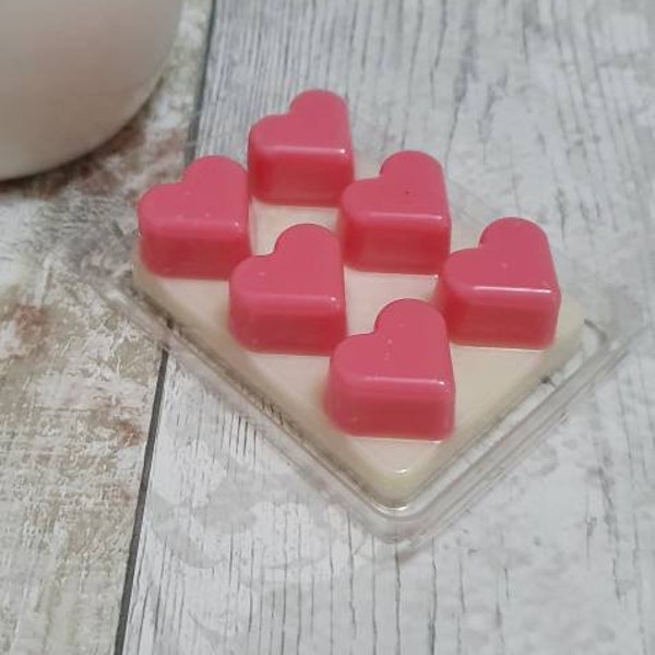 Handmade Y C Home Sweet Home heart shaped clamshell bar wax melt