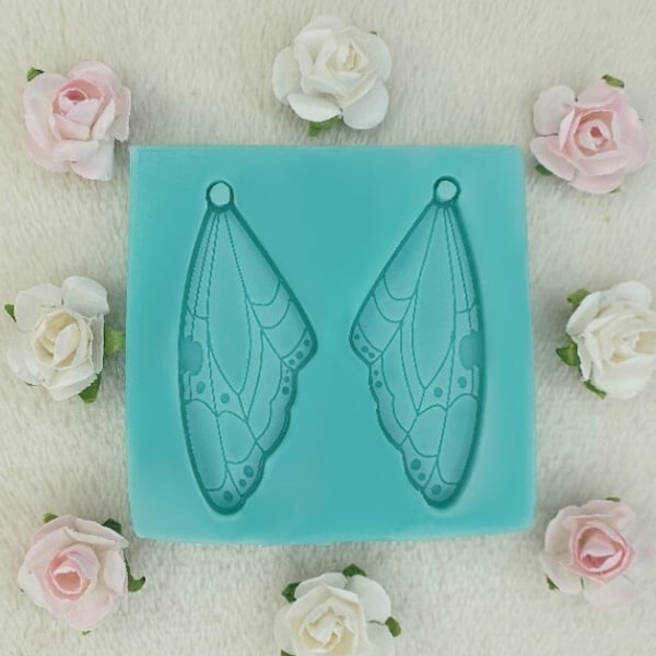 Boucles d’oreilles ailes de papillon / Moule silicone sur commande