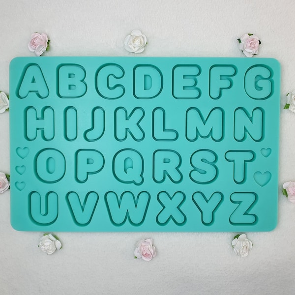 Alphabet 2 modèles / Moule silicone sur commande