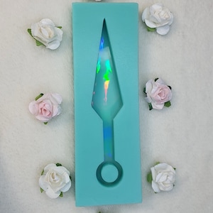 Holografisches Kunai 2 Größen / Silikonform auf Bestellung