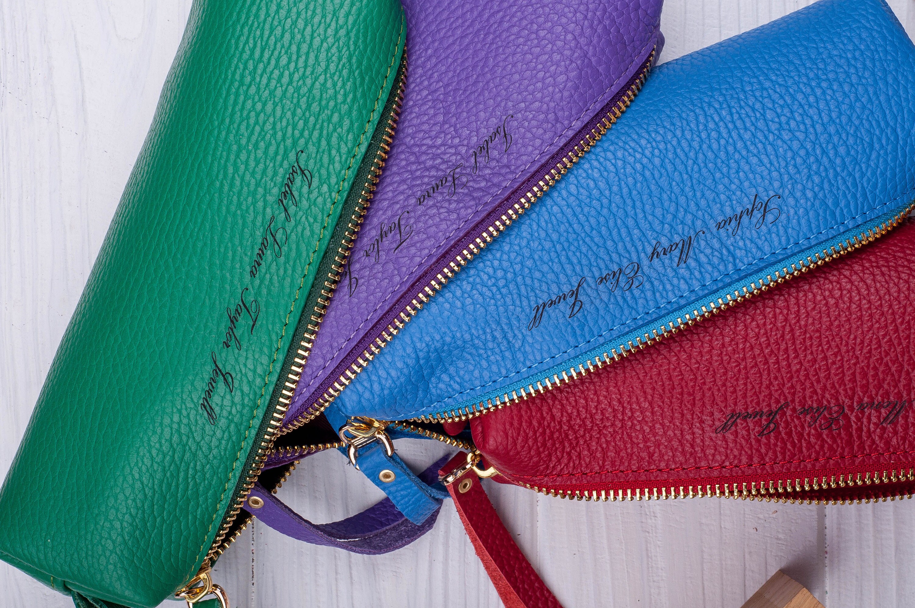 Personalized Leather Pencil Case Leather Pen Case Pencil Pouch Etsy