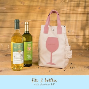 Wedding Party Favors
2 Bottles wine tote