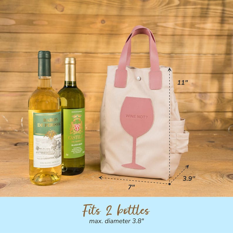 Wedding Party Favors
2 Bottles wine tote