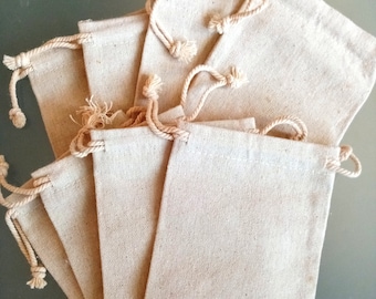 Katoenen tas, mini Cadeau voor accessoires of zeep, kruiden