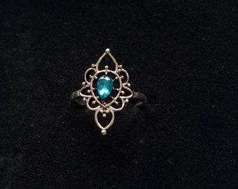 Gothic ring, retro ring, Tibetan ring Celtic ring, Vintage ring, Tuscan Ring, Hollow, Wedding Ring, Engagement ring, Gift for her