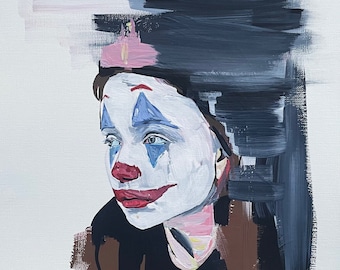 Sad Clown Original Painting
