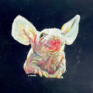 Rat Original Mixed Media Art