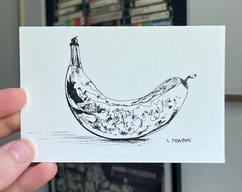 Original Banana Drawing